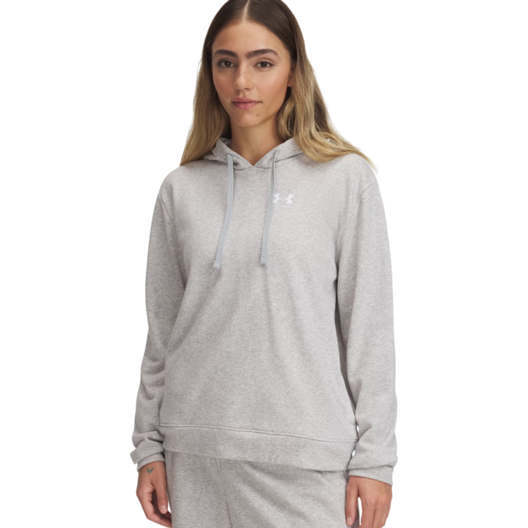 Ajouter au panier UA Women's Rival Terry Hoodie "Mod Gray Light Heather" UA Women's Rival Terry Hoodie "Mod Gray Light Heather"
