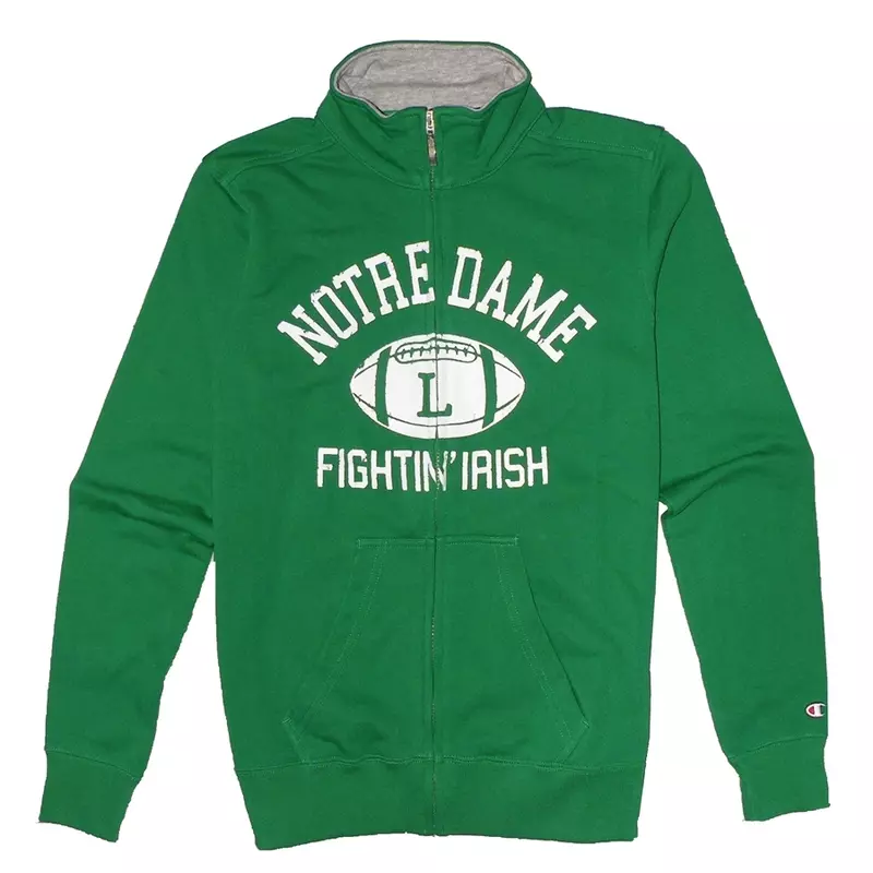 Champion Chándal NFL University Notre Dame (Verde/gris)