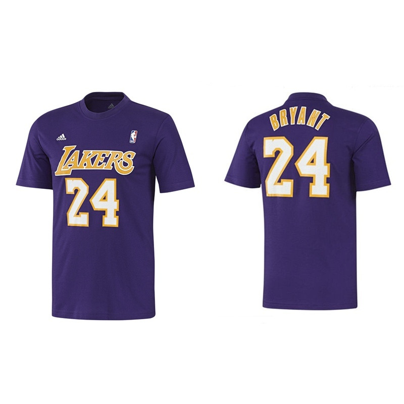 Adidas NBA Camiseta Gametime Kobe Bryant Lakers purple
