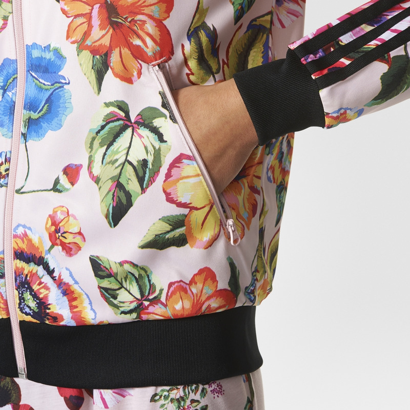 adidas originals floralita track jacket