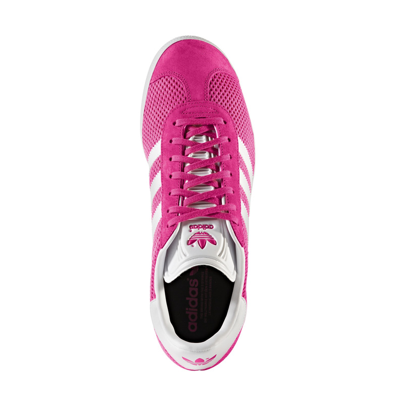 Adidas Originals Gazelle shock pink white pink