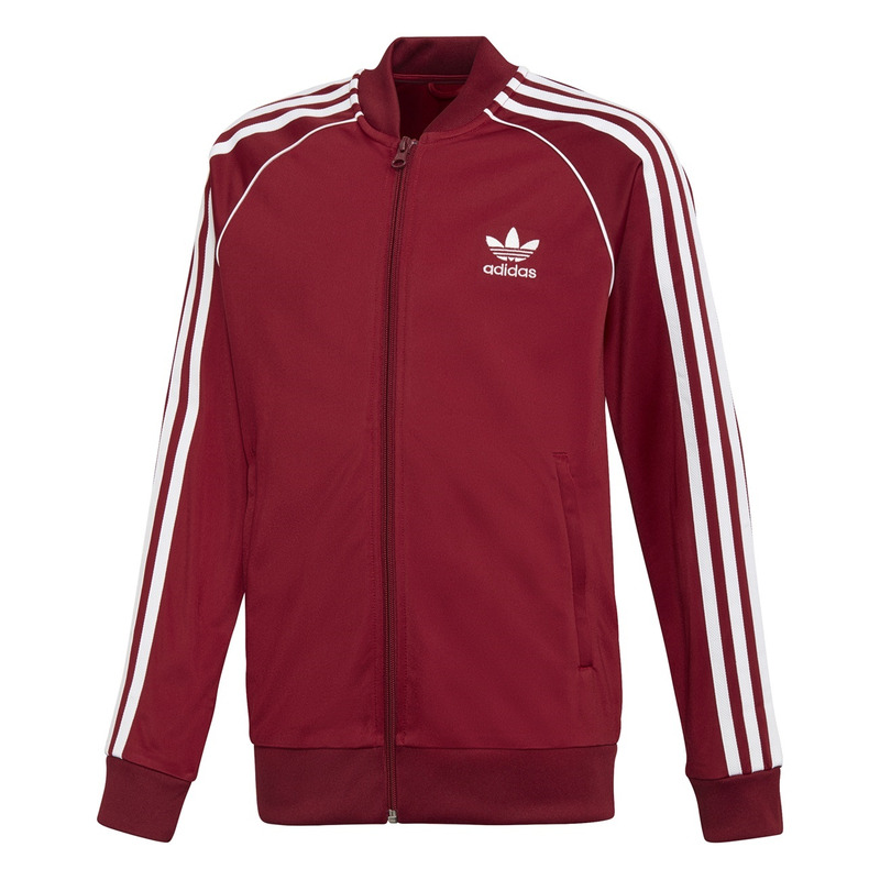 Maroon adidas superstar jacket top