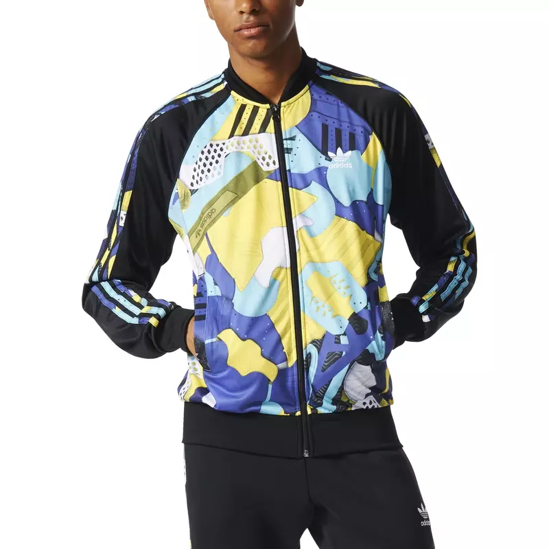 Adidas Originals Shoe Montage AOP Track Top (multicolor/black)
