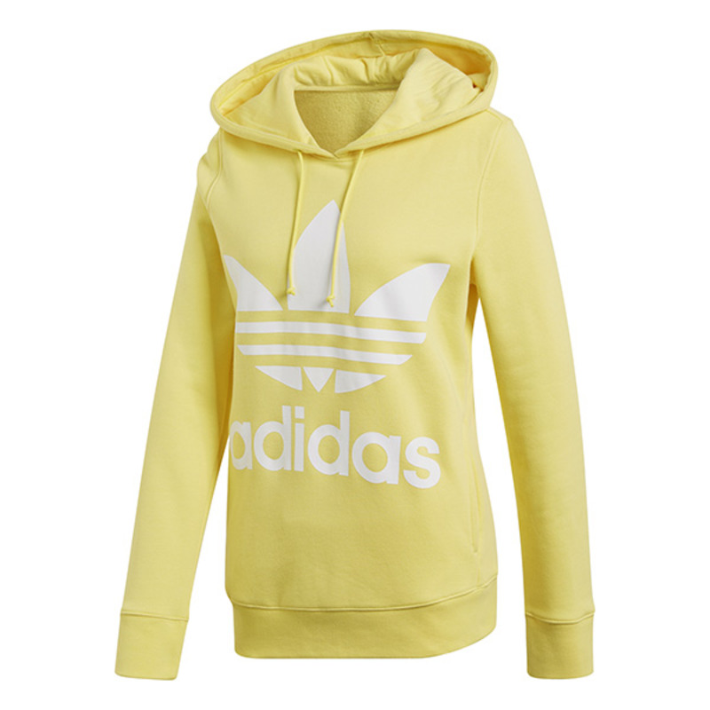 Adidas Originals Trefoil Hoodie W Intense Lemon