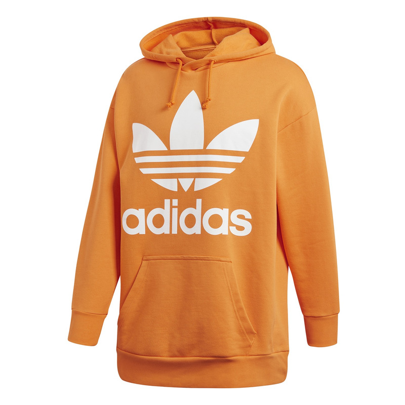 Bright orange adidas hoodie shop