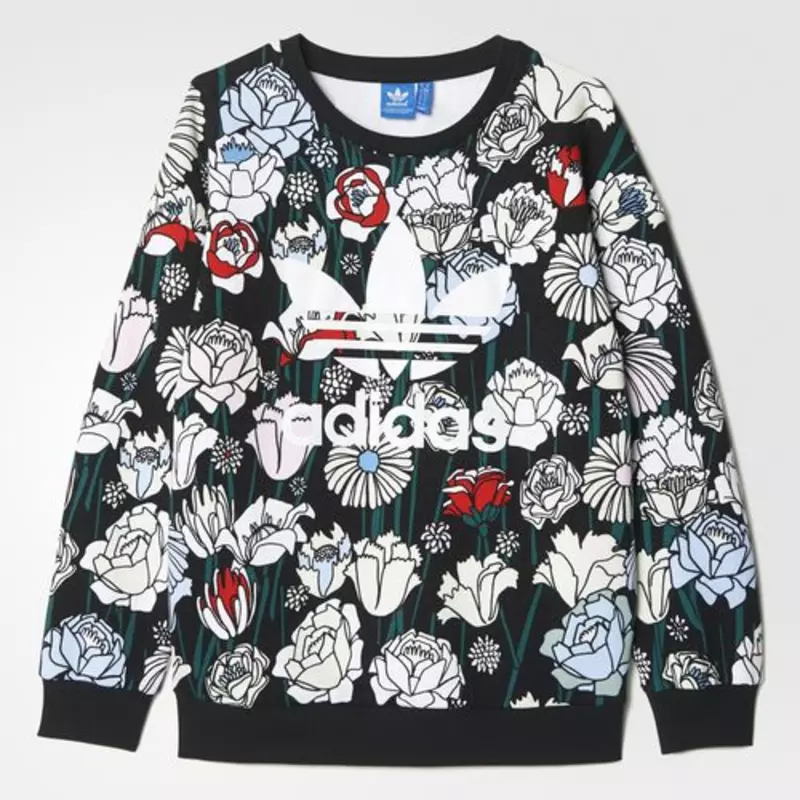 Adidas Originals Trefoil Sweater "Floral vintage" (multicolor/black)