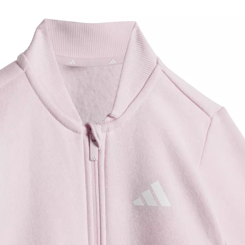 Adidas Seasonal Essentials Adiraptor Fleece Track Suit Kids "Pink"