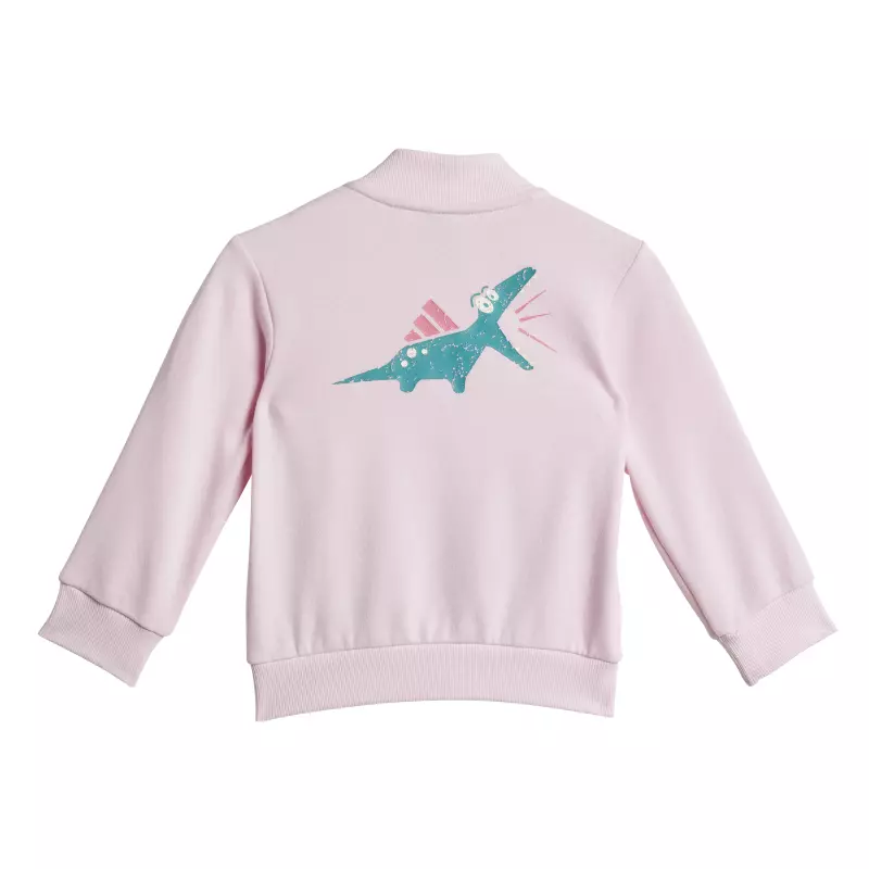 Adidas Seasonal Essentials Adiraptor Fleece Track Suit Kids "Pink"