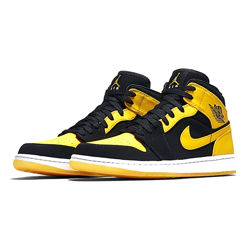Nike air jordan 1 gelb schwarz on sale