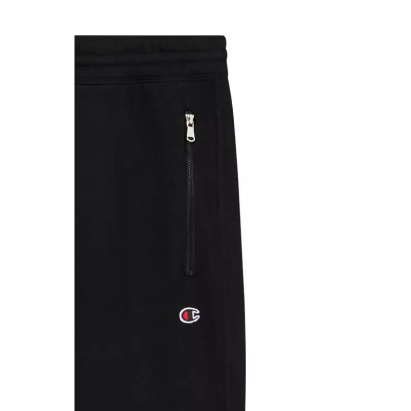 Champion Icon Pocket Zip Rib Cuff Fleece Slim Fit Pants "Black"