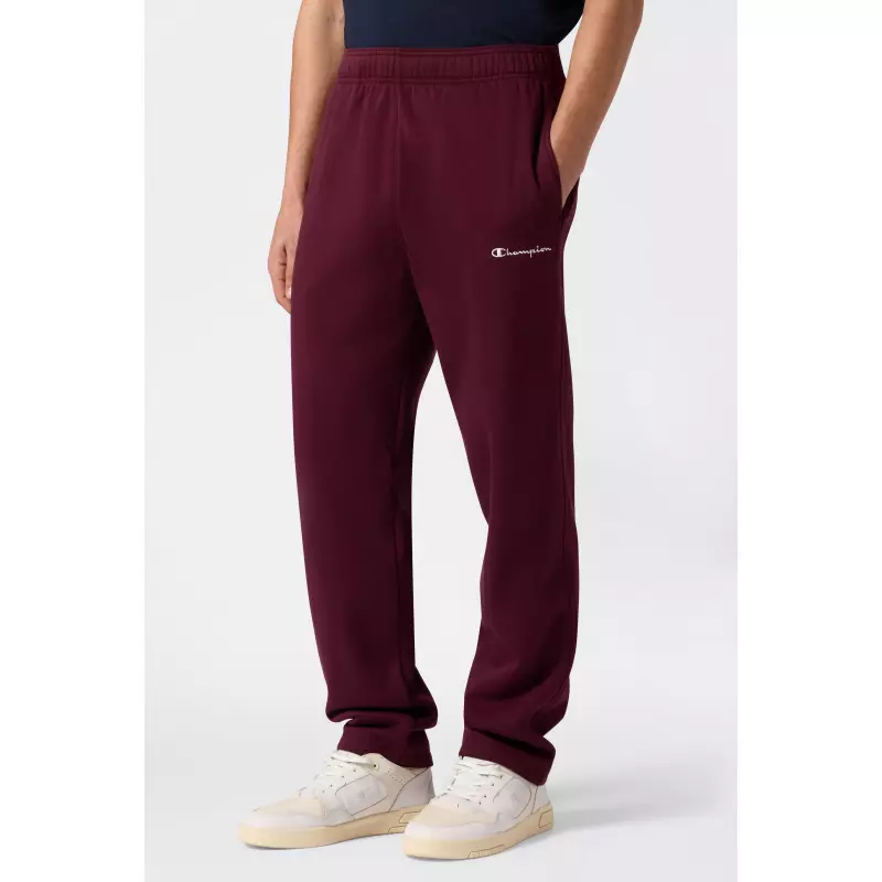 Champion MEN’S STRAIGHT HEM FLEECE PANTS ICONS "BURGUNDY"
