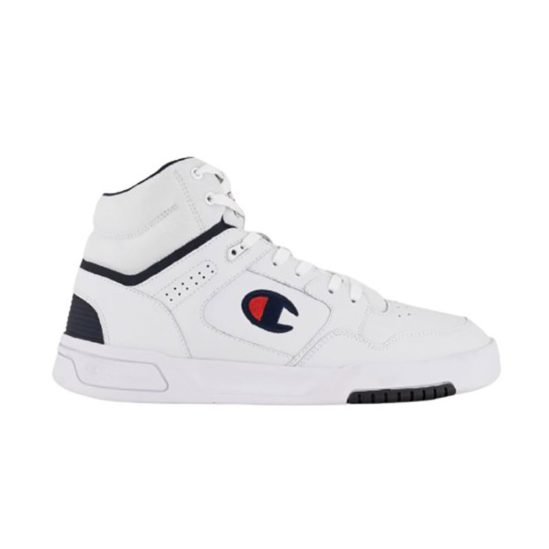 Champion Rochester Z80 Leather Mid Trainers White