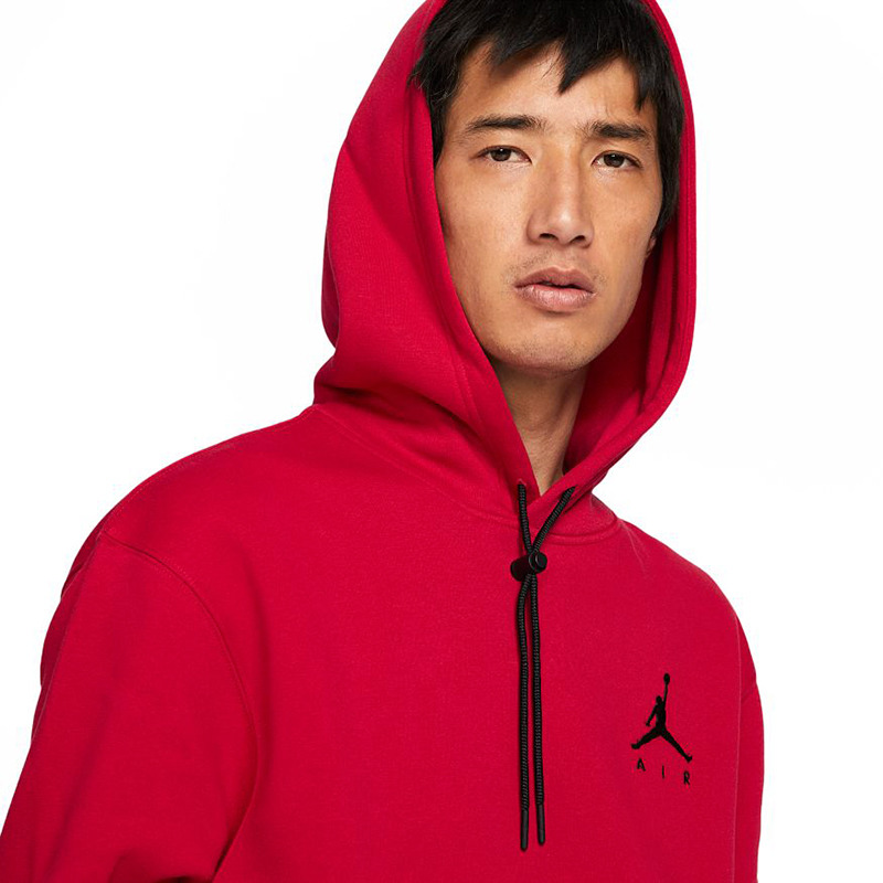 mens red jordan hoodie