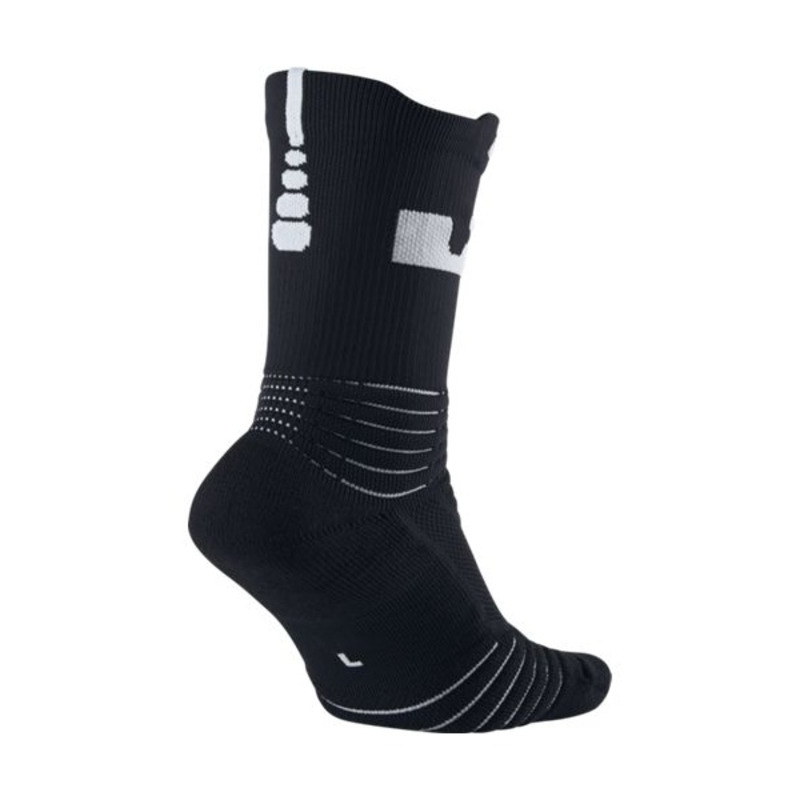 LeBron Elite Versatility Crew Sock (010/black/white)