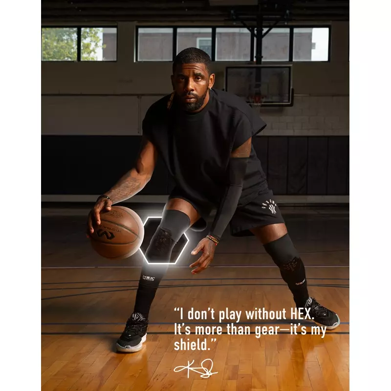 Media Compresión con HexPad (1 par/rojo)