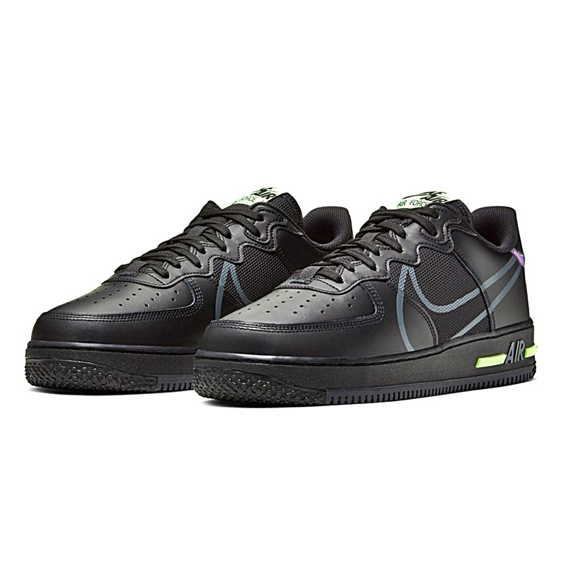 Nike Air Force 1 React Black manelsanchez