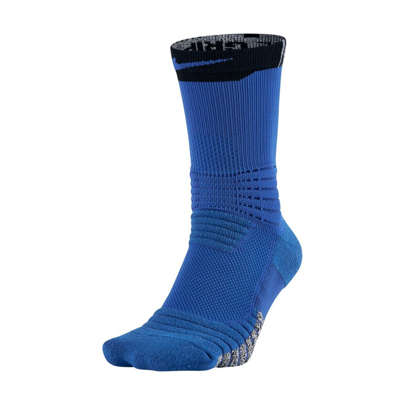 Nike Grip Versatility Crew Basketball Socks 481 game royal blac