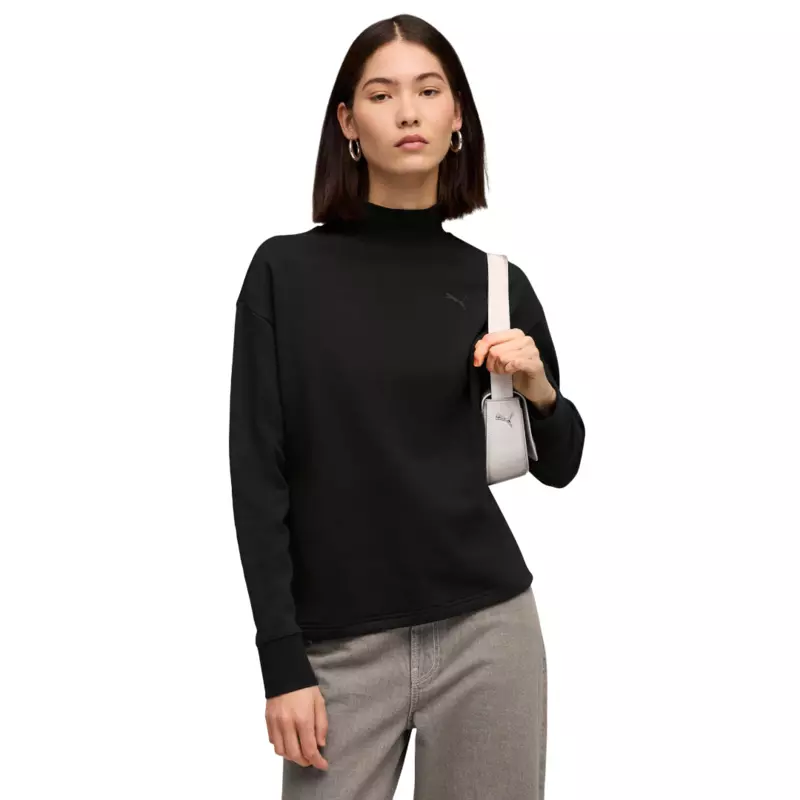 Puma HER Relaxed Crew FL "Black"
