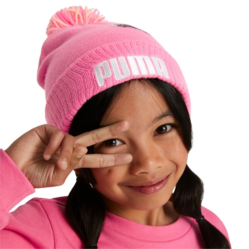 Puma Kids Small World POM Beanie Pink manelsanchez