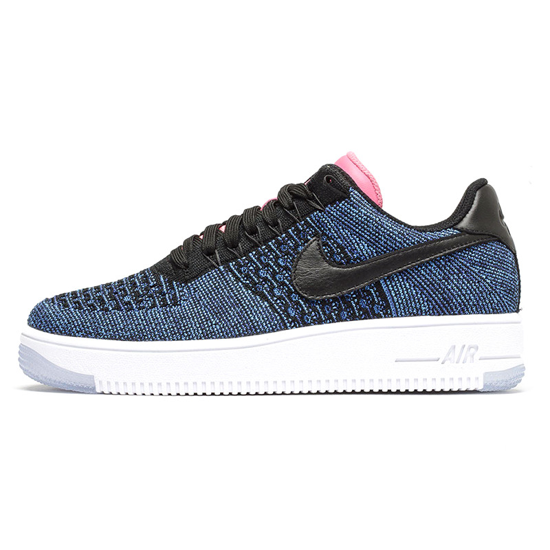 Nike air force 1 flyknit low black outlet