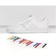 Adidas Superstar 2 IS K (32-35)(blanco/rojo/multicolor)