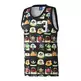 Adidas Original Camiseta Allover Print Hell Tank (negro)