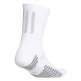 Adidas Anthony Edwards AE Crew Socks "White Lucid Orange"