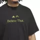 Adidas Basketball Anthony Edwards Believe That T-Shirt "Black/Preloved Lime"
