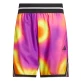 Adidas Basketball Crazylite AOP 6 Short "Lucid Pink-Yellow"