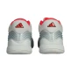 Adidas Dame X "Silver Met Lucid Red"