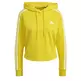 Adidas Essentials 3-Stripes Cropped Hoodie