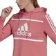 Adidas Essentials Logo Colorblock Fleece Cropped