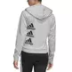 Adidas Women Stacked Logo Full-zip Hoodie