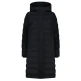 Campagnolo Women's long padded down jacket with hood "Black"