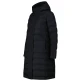 Campagnolo Women's long padded down jacket with hood "Black"