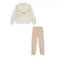 Champion Girls Fleece Sweatsuit with Ribbed Cuffs "Cream"