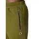Champion Icon Pocket Zip Rib Cuff Fleece Slim Fit Pants "Green"