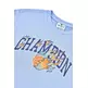 Champion Kids Basketball Flame Logo Crewneck Sweatshirt "Light blue"