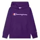 Champion Kids Big Logo Fleece Hoodie "Dark Purple"