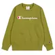 Champion Kids Big Logo Fleece Sweatshirt "Green Olive"