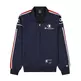Champion Retro Basketball Nylon Full Zip Sweatshirt "Blue-Red"