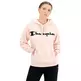 Champion Wn´s Legacy Script Logo Polar Fleece Hoodie "Rose Tane"