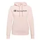 Champion Wn´s Legacy Script Logo Print Cotton Terry Hoodie "Rose Tane"