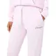 Champion Women's Script Logo Rib Cuff Jogger Pants "Pink"