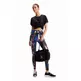 Desigual Mesh Sport T-shirt "Black"