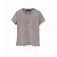 Desigual Slim Rhinestone T-shirt "Gray"