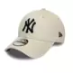 Casquette 9FORTY beige essentiel New York Yankees New Era