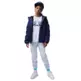 Jordan Girls JDB Push Through Graphic T-Shirt "Football Gray"