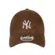 New Era MLB NY Yankees Cord 9FORTY M-Crown Adjustable Cap "Brown"