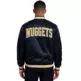 New Era NBA Denver Nuggets Embroidered Logo Bomber Jacket "Navy"